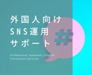 外国人向けのSNSの運用をサポート致します 海外・インバウンド向けの情報発信をプロがサポート致します。 イメージ1