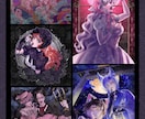 アイコン・1枚絵・似顔絵などイラスト提供します キラキラ×レトロなイラストで個性をアピール イメージ3