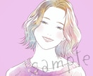 ふんわり大人可愛い✿雰囲気重視のイラストを描きます カラフル水彩でお洒落にきめる！他とは違うワンランク上の魅力を イメージ7