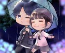 スマホ、iPadなどの背景画像描きます カップルで使いたい方にオススメです！ イメージ1