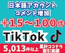 TikTokコメント＋15〜100件増やします 日本語アカウントからコメントを＋15〜100件増加！ イメージ1