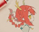アナログの温かみがあるSDイラストをお描きします お手軽なオリジナルSDイラストをお求めの方へ イメージ9