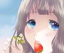 TwitterやYouTube用のアイコン描きます お肌モチモチ!瞳キラキラ!可愛い女の子を描くのが得意です♪ イメージ2