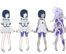 生物の擬人化キャラクターデザインします 自作ゲームのキャラクターなどに使用して下さい イメージ4