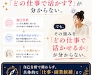 あなたに合う仕事・副業を具体的に提案します 経験・強みを整理し、仕事の候補から次の一歩まで具体化します イメージ4