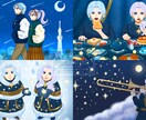 色彩がはっきりとした目を惹くイラストを制作します 人物イラストを制作致します！最初5件は2000円～承ります！ イメージ6