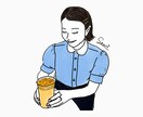 シンプルおしゃれな似顔絵アイコン描きます 【結婚式・SNS用に◎】思い出をイラストに残しませんか？♡ イメージ4