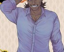 おじさんキャラ専門/SNS・動画イラスト描きます TRPGやMVにも！枯れ・渋・イケおじの厚塗り調イラスト イメージ1