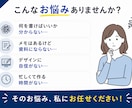 メモからでもOK！伝わるスライド・資料を作成します メモからスライドを作成。構成整理からデザインまで対応します。 イメージ2
