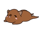 ゆるい動物イラストでSNSのアイコン描きます 癒される可愛い動物をアイコンにしたい方へ! イメージ1