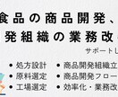 食品の商品開発をサポートします まず何から始めたらいいか分からない方へ イメージ1