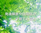 発達障害や自閉症の子育ての悩みなどを聞きます 私にも、自閉症の子供がいます。何でも話して下さいね！ イメージ1