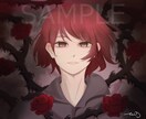 物語性のあるダーク・儚い・繊細な世界をお描きします 2名までお値引！サムネ、Vtuber、MV、書籍表紙など！ イメージ3