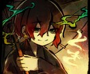 ゆるい和風なアイコン用イラスト描きます どこか和風、かつゆるい感じのバストアップアイコンを描きます。 イメージ1