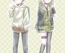 淡い色使いでイラストお描きします ゆめかわや水彩風もお任せください！ イメージ3