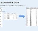 たくさんのデータ、すっきり整理します 複数のExcelやCSVをすっきり見やすく整えます イメージ6