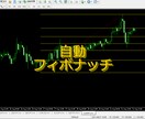 自動でフィボナッチを描画しますます 根拠のあるトレードが出来るようになるでしょう。 イメージ1