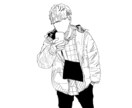大切な人や描いて欲しい方を描きます [イラスト］・シンプルな線画・ポップな色付き顔有りのイラスト イメージ5