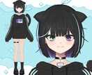 かわいいアニメ絵Vtuber立絵イラスト制作します アニメ風立ち絵イラスト☆モデリング用パーツ分けも納品可能◎ イメージ6