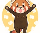 商用可◎好きな動物やペットをゆるかわゆく描きます ペットやお気に入りの動物を世界で一つだけのアイコンにします♪ イメージ1