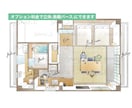 手描き風の人物入り間取り図を制作します ▼ 1〜2LDKまで／家具付き／Airbnb実績多数 イメージ3