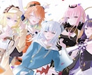 VTuberデザイン、ボカロ曲などのサムネ描きます アイコン、立ち絵、サムネ・MVイラスト全力で描きます！ イメージ5