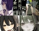 snsアイコン/1枚絵/サムネイルなどを描きます 暗い雰囲気のイラストが得意です！ イメージ1