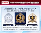 AI生成ロゴ画像をベクター化・トレース・清書します AIや手書きロゴを高精細ベクター化！背景透過・aiデータ納品 イメージ2