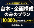 AI・転職企業向け｜ショート動画の台本を作成します まずは台本だけ試したい方におすすめ！ イメージ1