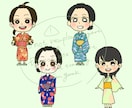デフォルメ ミニイラスト似顔絵かきます デフォルメキャラクター グッズ、キーホルダー、プレゼントに イメージ2