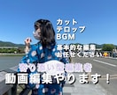 YouTube動画編集/基本的編集作業できます 動画を配信するために必要な基本的編集はお任せください！ イメージ1