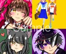 好きなキャラやオリジナルキャラ描きます SNSなどのアイコンをあなた用のイラストに描きます イメージ6
