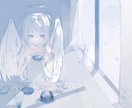 透明感のある可愛いイラストお描きします アイコン/1枚絵/立ち絵/SDなど◎ イメージ5