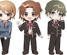 あなたのオリキャラをかわいいミニキャラに描きます 丸い瞳と柔らかな色合いで制作！先着2名様限定・2,000円〜 イメージ3