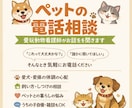 ペットのご相談、愛玩動物看護師が承ります 動物病院に行くほどではないけど気になることなどなど イメージ1