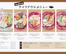 イラスト頼み放題でメニュー作ります 追加料金なし！手描きイラストを点数無制限で描きます。 イメージ5