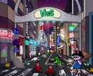 ポップなドット絵の作成承ります ドット絵でキャラクター、一枚絵、ロゴなどを作成いたします！ イメージ1