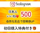インスタに日本人から500いいねを拡散支援します 初回特典付★性別指定可★匿名評価★振分可★安い★ゆっくり増加 イメージ10