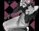キャラデザからイラストの制作を行います 人外から普通の人間まで様々なキャラクターの作成を行います。 イメージ3