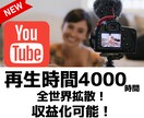 YouTube 4000時間！世界中に拡散します 4000時間を12000円！収益化可能！ イメージ1