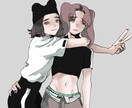 アイコンから1枚絵まで様々な雰囲気で作成します クールなものから優しい雰囲気のものまでなんでもござれです！ イメージ2