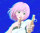シンプルなアニメ調のSNSアイコン制作します 商用利用OK！無料修正・ラフ提案は無制限！ イメージ1