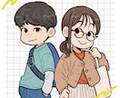 暖かみのある、ポップなイラストお描きします 表情豊かでいきいきと！目を惹くデフォルメイラスト◎ イメージ1