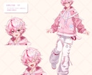 キャラクター立ち絵制作いたします テイスト寄せ可能！元企業イラストレーターが制作いたします！ イメージ5