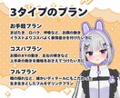 かわいく動くVtuber2Dモデリング制作します 高品質モデリング・選べる3プランで価格をおさえて制作 イメージ3