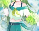 透明感のあるトレンドの絵柄で1枚絵を製作します 商用利用料無料、納品イラストのwick内収益化可能です イメージ6