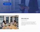 Webホームページを作成します 中小企業様や個人事業主様のホームページを作成します。 イメージ1