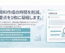 通りにくい提案書を通る形に整理します 長い・散らかる資料を判断しやすく整えます イメージ2