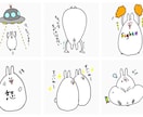 商用利用可】オリジナルキャラクターを作成します 用途は自由、加工OK！修正2回、アイコン作成サービス中 イメージ4