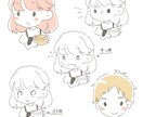商用可！【1枚1000円～】イラストを描きます SNSやブログなど、かわいい雰囲気に♪ イメージ3